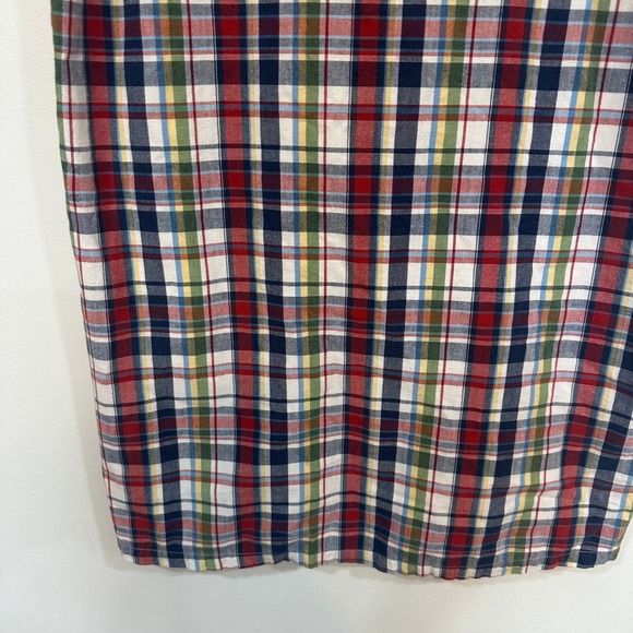 Abercrombie Fitch Womens Vintage Dress Small Cotton Plaid Mini Picnic Y2K 90s - Picture 4 of 6